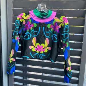 Cynthia Rowley Crop Rash Guard